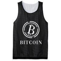 Bitcoin Logo Emblem Cryptocurrency Blockchains Bitcoin Mesh Reversible Basketball Jersey Tank