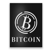 Bitcoin Logo Emblem Cryptocurrency Blockchains Bitcoin Poster