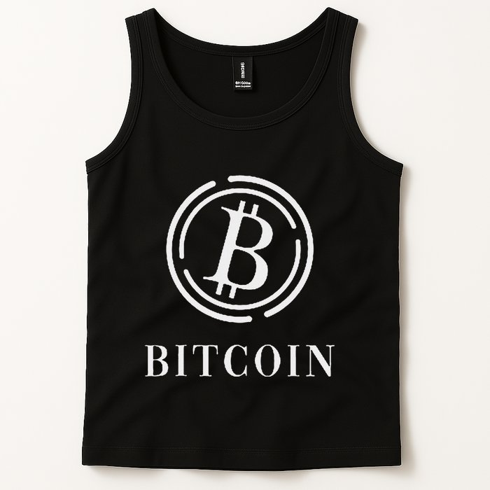 Bitcoin Logo Emblem Cryptocurrency Blockchains Bitcoin Tank Top