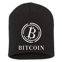 Bitcoin Logo Emblem Cryptocurrency Blockchains Bitcoin Short Acrylic Beanie