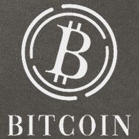 Bitcoin Logo Emblem Cryptocurrency Blockchains Bitcoin Cotton Canvas Backpack