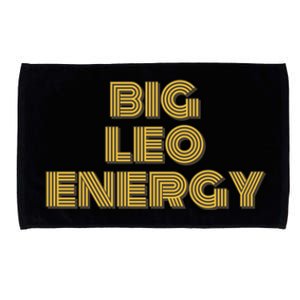 Big Leo Energy Astrology Gift Microfiber Hand Towel