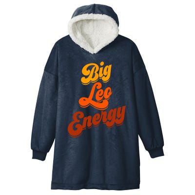 Big Leo Energy Leo Horoscope Astrology Hooded Wearable Blanket