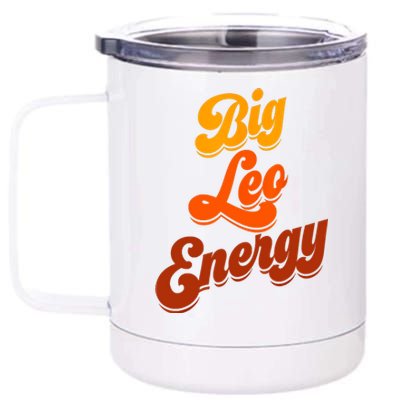 Big Leo Energy Leo Horoscope Astrology 12 oz Stainless Steel Tumbler Cup