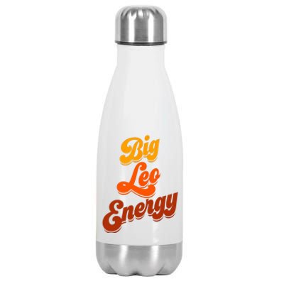 Big Leo Energy Leo Horoscope Astrology Stainless Steel Insulated Water Bottle