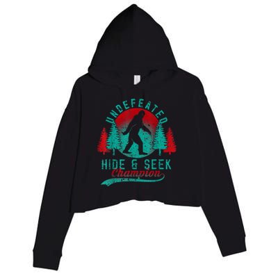 Bigfoot Limited Edition Undefeated Hide & Seek Sasquatch Crop Fleece Hoodie