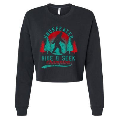 Bigfoot Limited Edition Undefeated Hide & Seek Sasquatch Cropped Pullover Crew