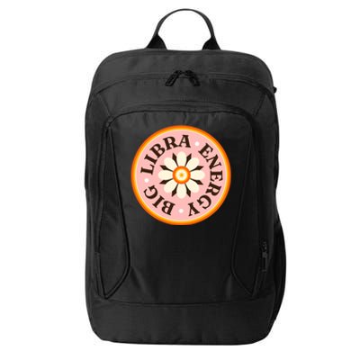 Big Libra Energy Zodiac Birthday City Backpack