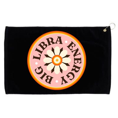 Big Libra Energy Zodiac Birthday Grommeted Golf Towel