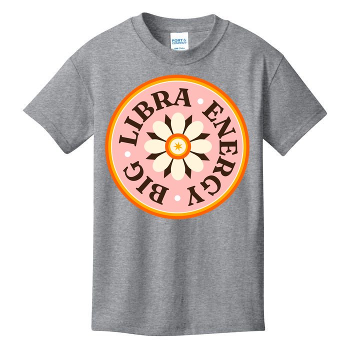 Big Libra Energy Zodiac Birthday Kids T-Shirt