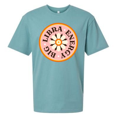 Big Libra Energy Zodiac Birthday Sueded Cloud Jersey T-Shirt