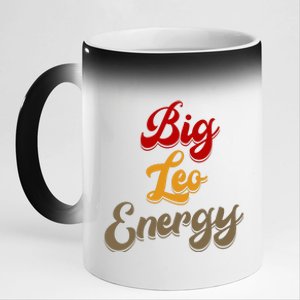 Big Leo Energy Women Horoscope Astrology 11oz Black Color Changing Mug