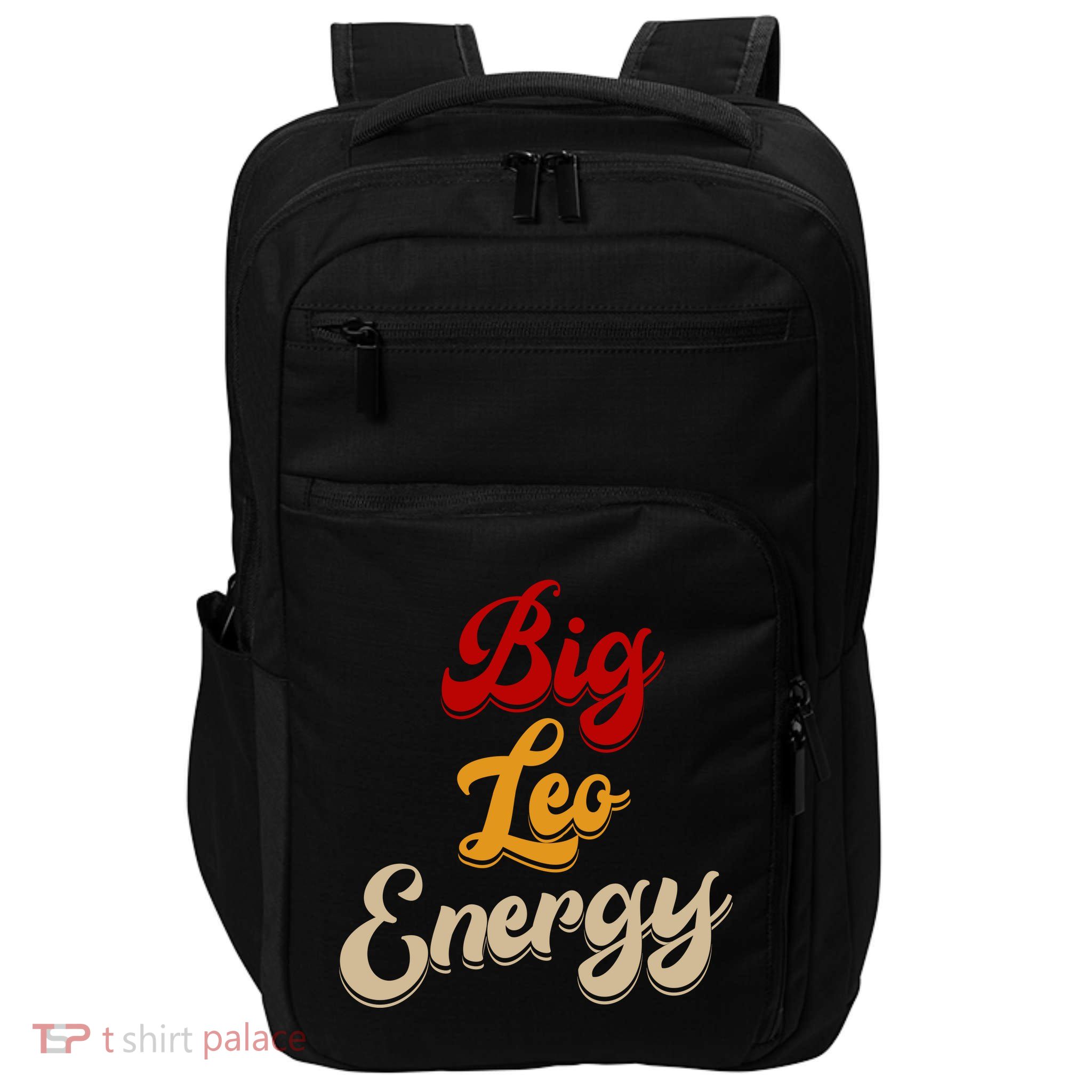 Big Leo Energy Women Horoscope Astrology Impact Tech Backpack