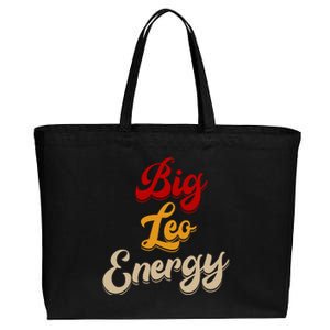 Big Leo Energy Women Horoscope Astrology Cotton Canvas Jumbo Tote