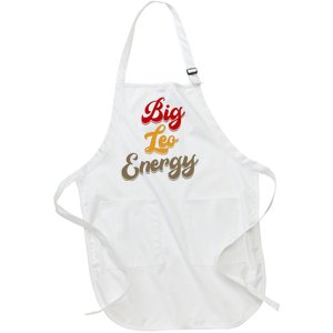 Big Leo Energy Women Horoscope Astrology Full-Length Apron With Pockets