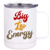 Big Leo Energy Women Horoscope Astrology 12 oz Stainless Steel Tumbler Cup