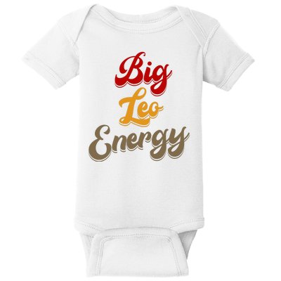 Big Leo Energy Women Horoscope Astrology Baby Bodysuit