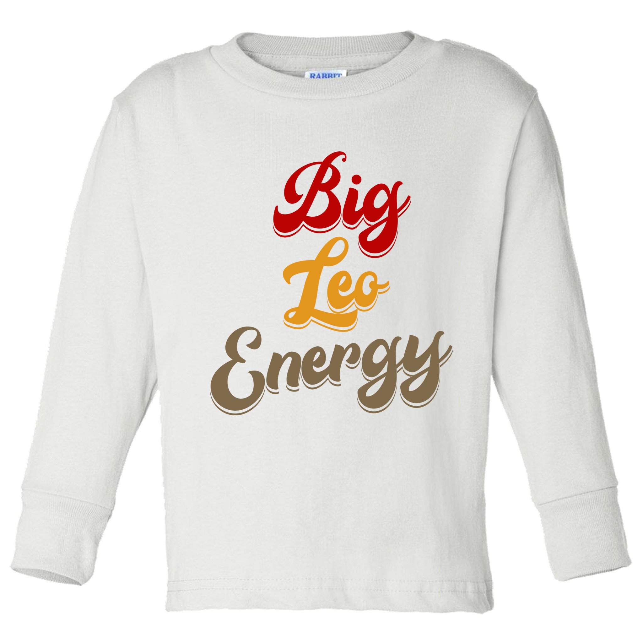 Big Leo Energy Women Horoscope Astrology Toddler Long Sleeve Shirt