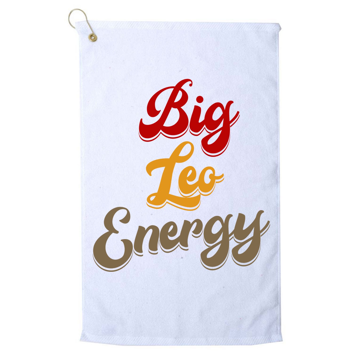 Big Leo Energy Women Horoscope Astrology Golf Towel