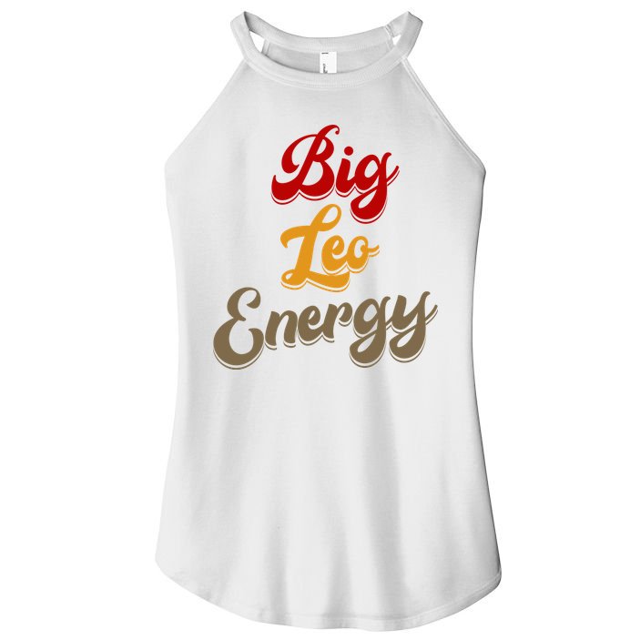 Big Leo Energy Women Horoscope Astrology Women's Perfect Tri Rocker Tank