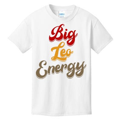 Big Leo Energy Women Horoscope Astrology Kids T-Shirt