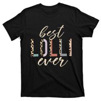 Best Lolli Ever Gifts Leopard Print Mothers Day T-Shirt