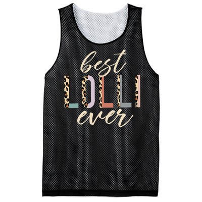 Best Lolli Ever Gifts Leopard Print Mothers Day Mesh Reversible Basketball Jersey Tank