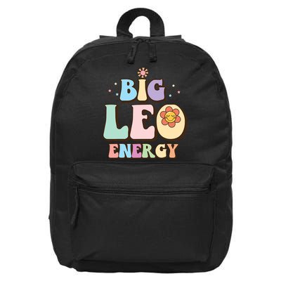 Big Leo Energy Sign Astrology Zodiac Sign July August Birthday 16 in Basic Backpack