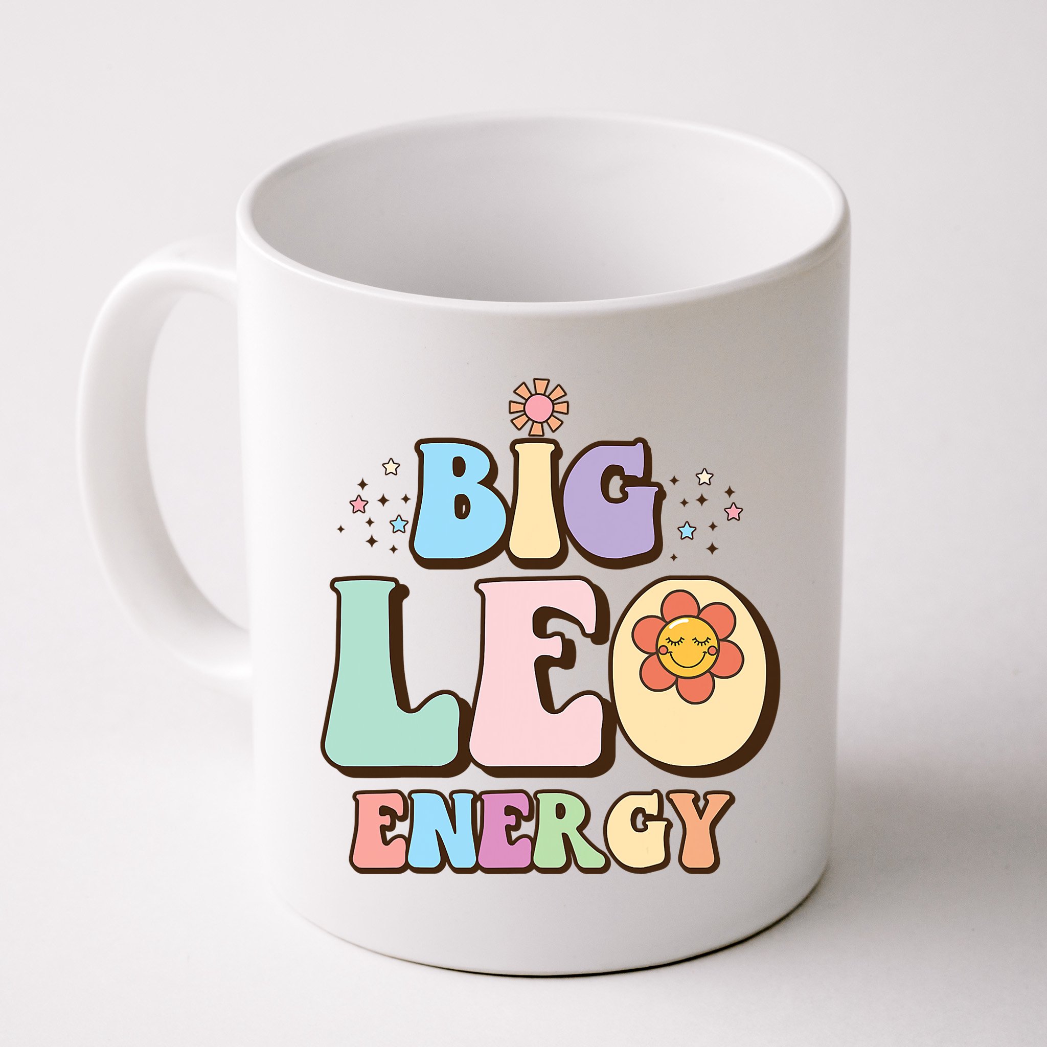 Big Leo Energy Sign Astrology Zodiac Sign July August Birthday Mug