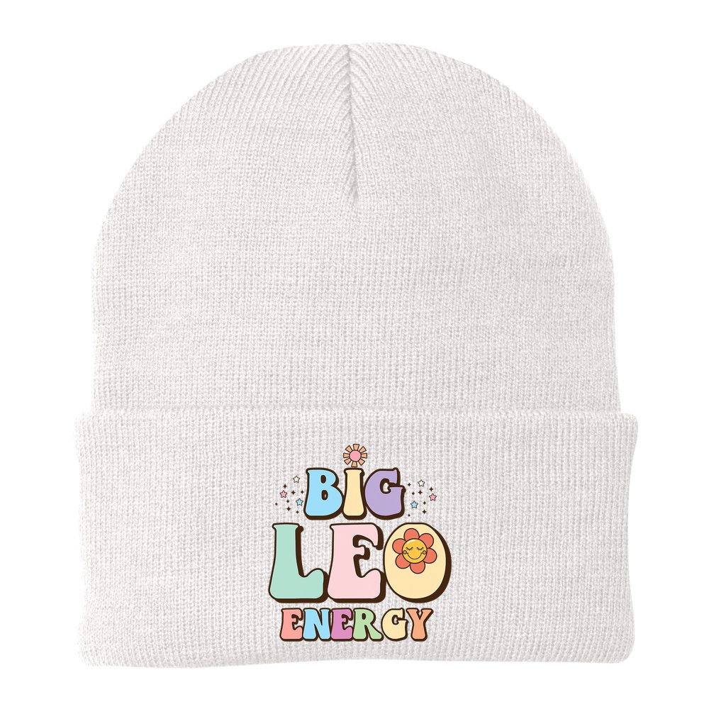 Big Leo Energy Sign Astrology Zodiac Sign July August Birthday Beanie
