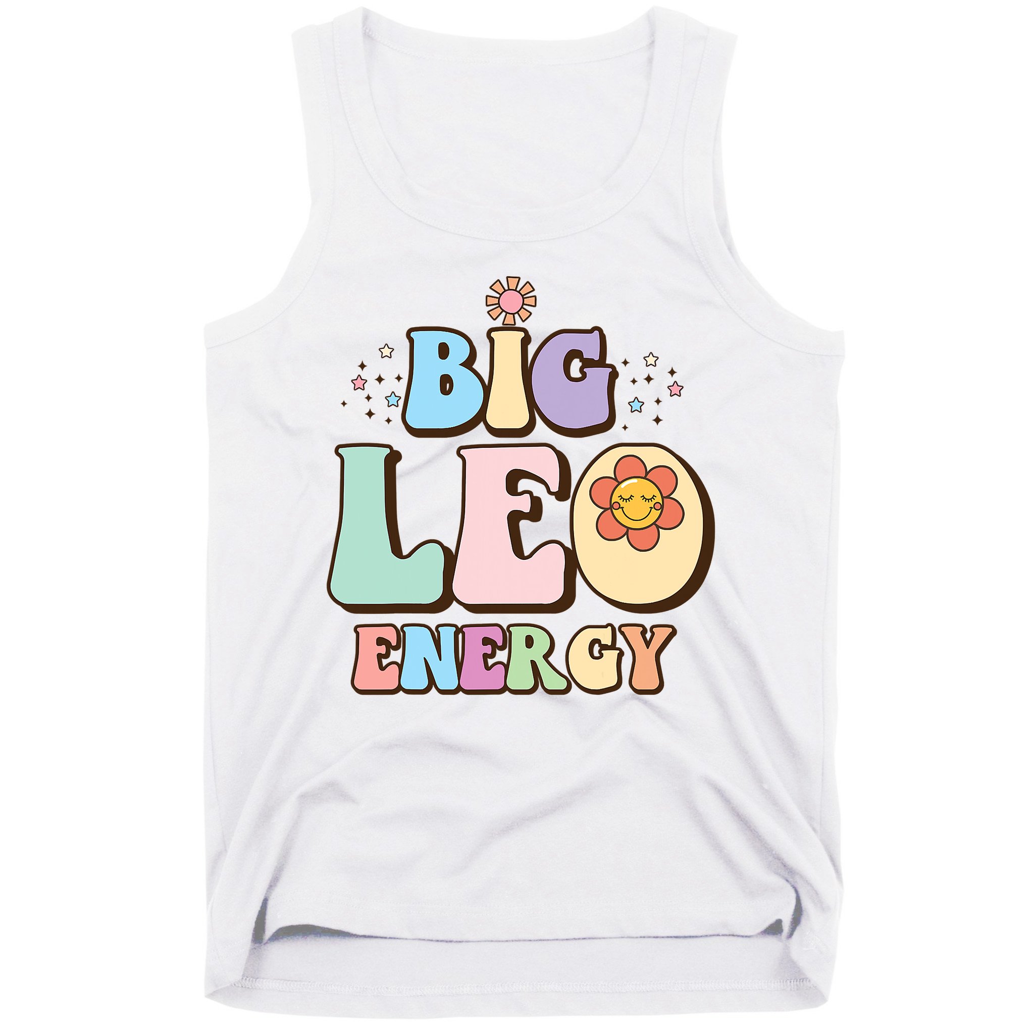 Big Leo Energy Sign Astrology Zodiac Sign July August Birthday Tank Top