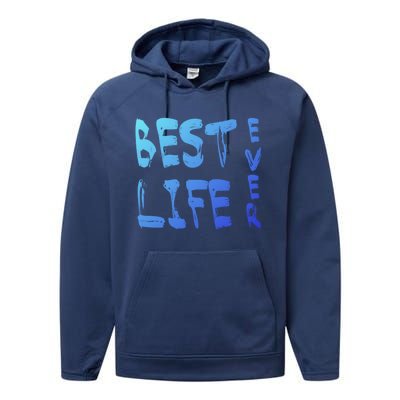 Best Life Ever For Jw JehovahS Witness Pioneer Great Gift Performance Fleece Hoodie