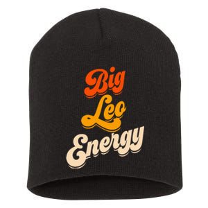 Big Leo Energy Leo Horoscope Astrology Short Acrylic Beanie