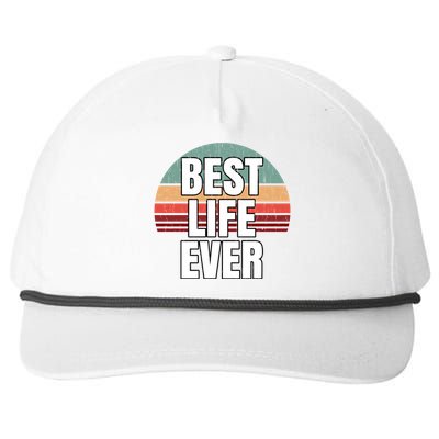 Best Life Ever Gift Vintage Retro Design Jw Broadcasting Meaningful Gift Snapback Five-Panel Rope Hat