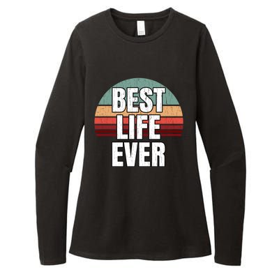 Best Life Ever Gift Vintage Retro Design Jw Broadcasting Meaningful Gift Womens CVC Long Sleeve Shirt