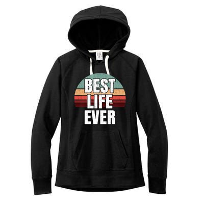 Best Life Ever Gift Vintage Retro Design Jw Broadcasting Meaningful Gift Women's Fleece Hoodie