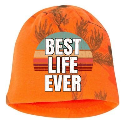 Best Life Ever Gift Vintage Retro Design Jw Broadcasting Meaningful Gift Kati - Camo Knit Beanie