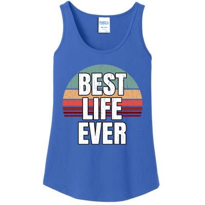 Best Life Ever Gift Vintage Retro Design Jw Broadcasting Meaningful Gift Ladies Essential Tank