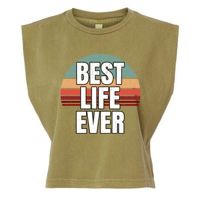 Best Life Ever Gift Vintage Retro Design Jw Broadcasting Meaningful Gift Garment-Dyed Women's Muscle Tee