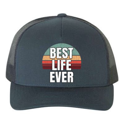 Best Life Ever Gift Vintage Retro Design Jw Broadcasting Meaningful Gift Yupoong Adult 5-Panel Trucker Hat