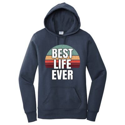 Best Life Ever Gift Vintage Retro Design Jw Broadcasting Meaningful Gift Women's Pullover Hoodie