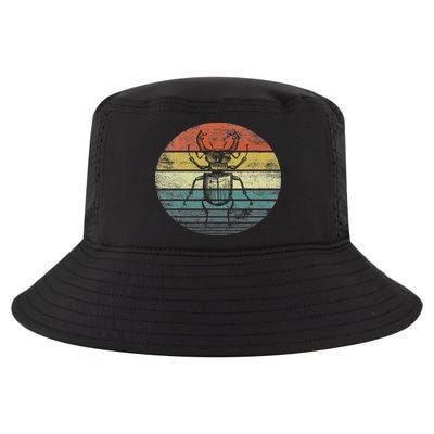 Bug Lover Entomologist Gifts Retro Sunset Insects Entomology Cool Comfort Performance Bucket Hat