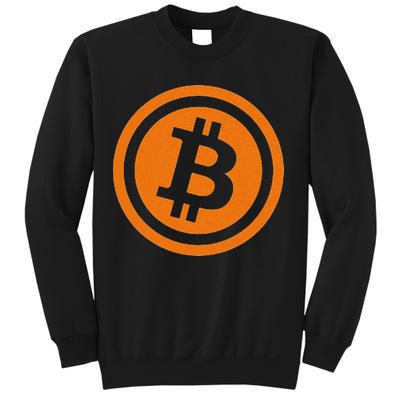Bitcoin Logo Emblem Cryptocurrency Blockchains Sweatshirt