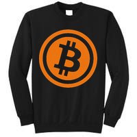 Bitcoin Logo Emblem Cryptocurrency Blockchains Sweatshirt