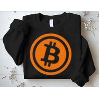 Bitcoin Logo Emblem Cryptocurrency Blockchains Sweatshirt