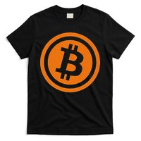Bitcoin Logo Emblem Cryptocurrency Blockchains T-Shirt
