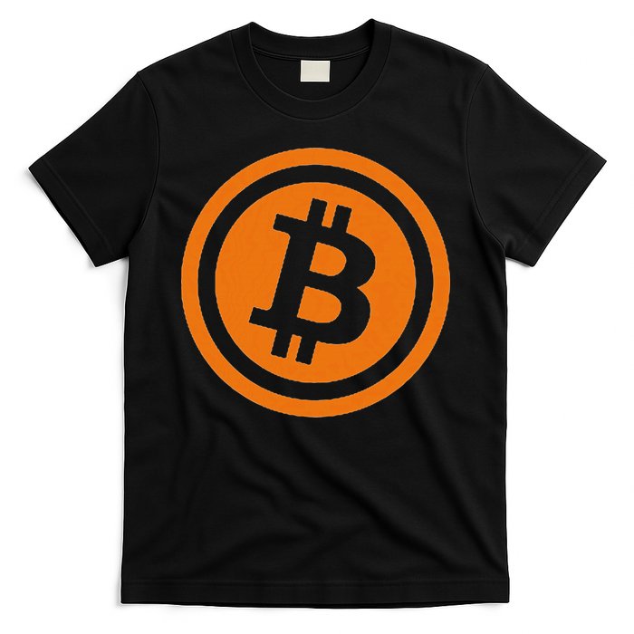 Bitcoin Logo Emblem Cryptocurrency Blockchains T-Shirt