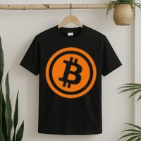 Bitcoin Logo Emblem Cryptocurrency Blockchains T-Shirt