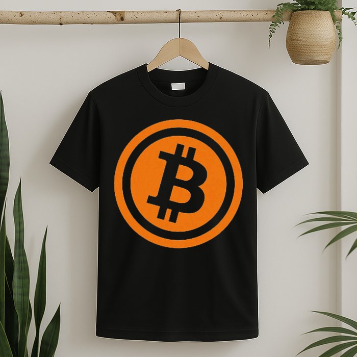 Bitcoin Logo Emblem Cryptocurrency Blockchains T-Shirt