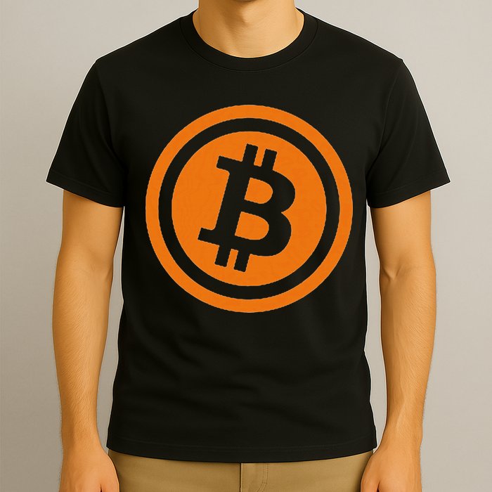 Bitcoin Logo Emblem Cryptocurrency Blockchains T-Shirt